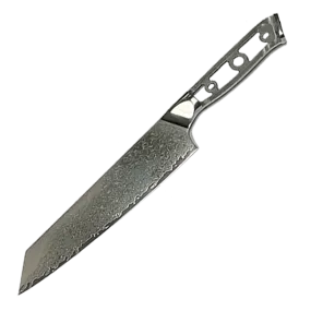 * VG10 Rain Drop Pattern - Bunka Knife Blank - 13.5" OAL 8.25" Cut