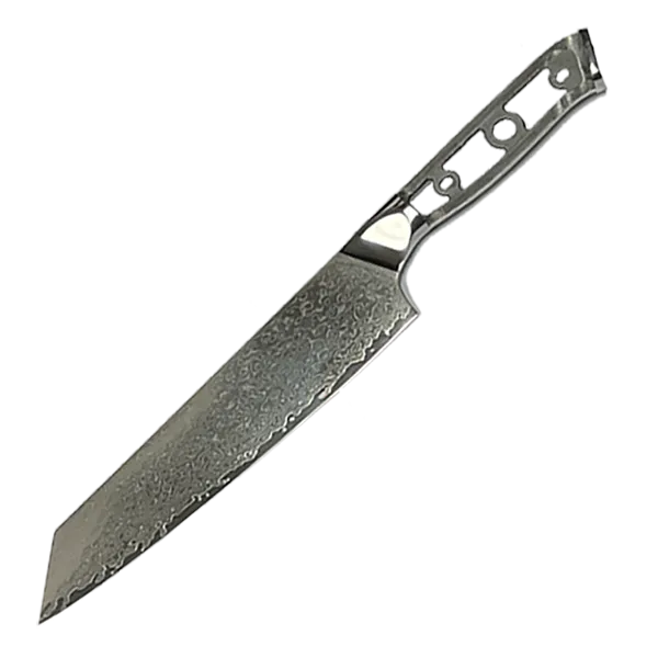 * VG10 Rain Drop Pattern - Bunka Knife Blank - 13.5" OAL 8.25" Cut