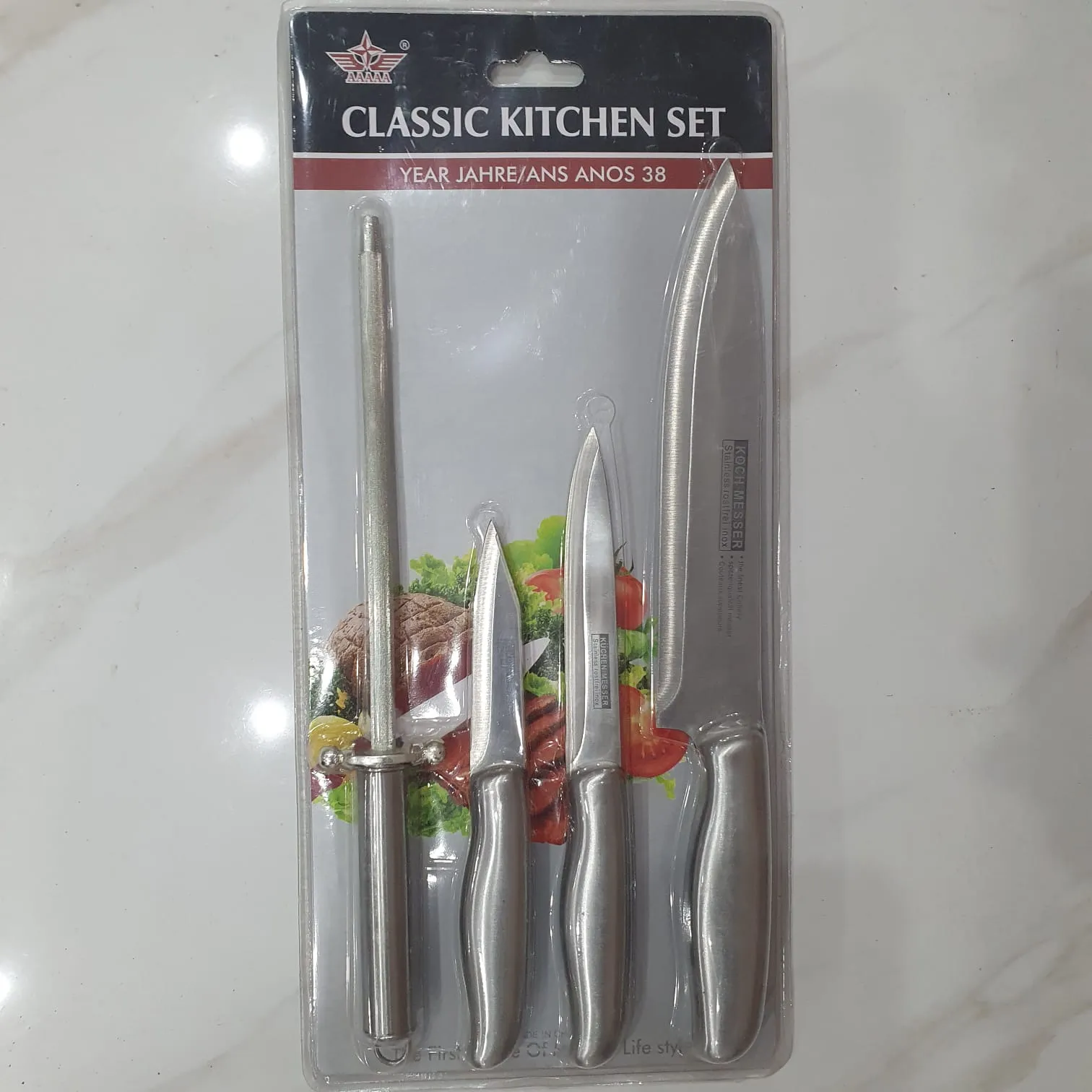 100% Stainless Steel Meat knife - 4 Piece Set High Quality