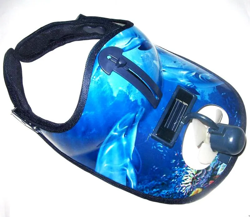 1132 Multifunctional Hat with Sun Glass & Cooling Fan for Adults and Kids