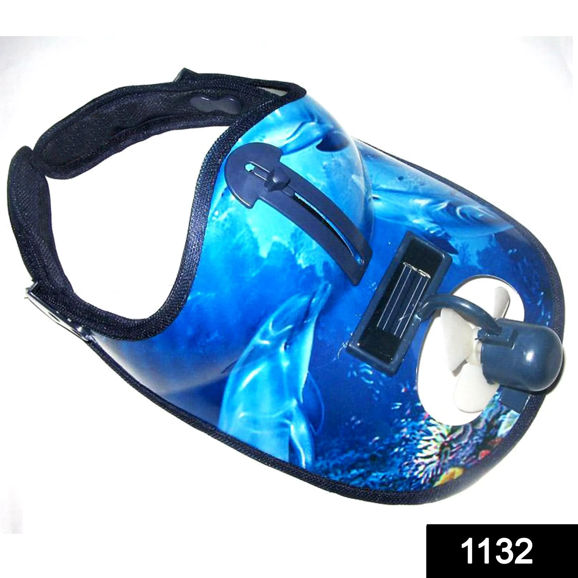 1132 Multifunctional Hat with Sun Glass & Cooling Fan for Adults and Kids