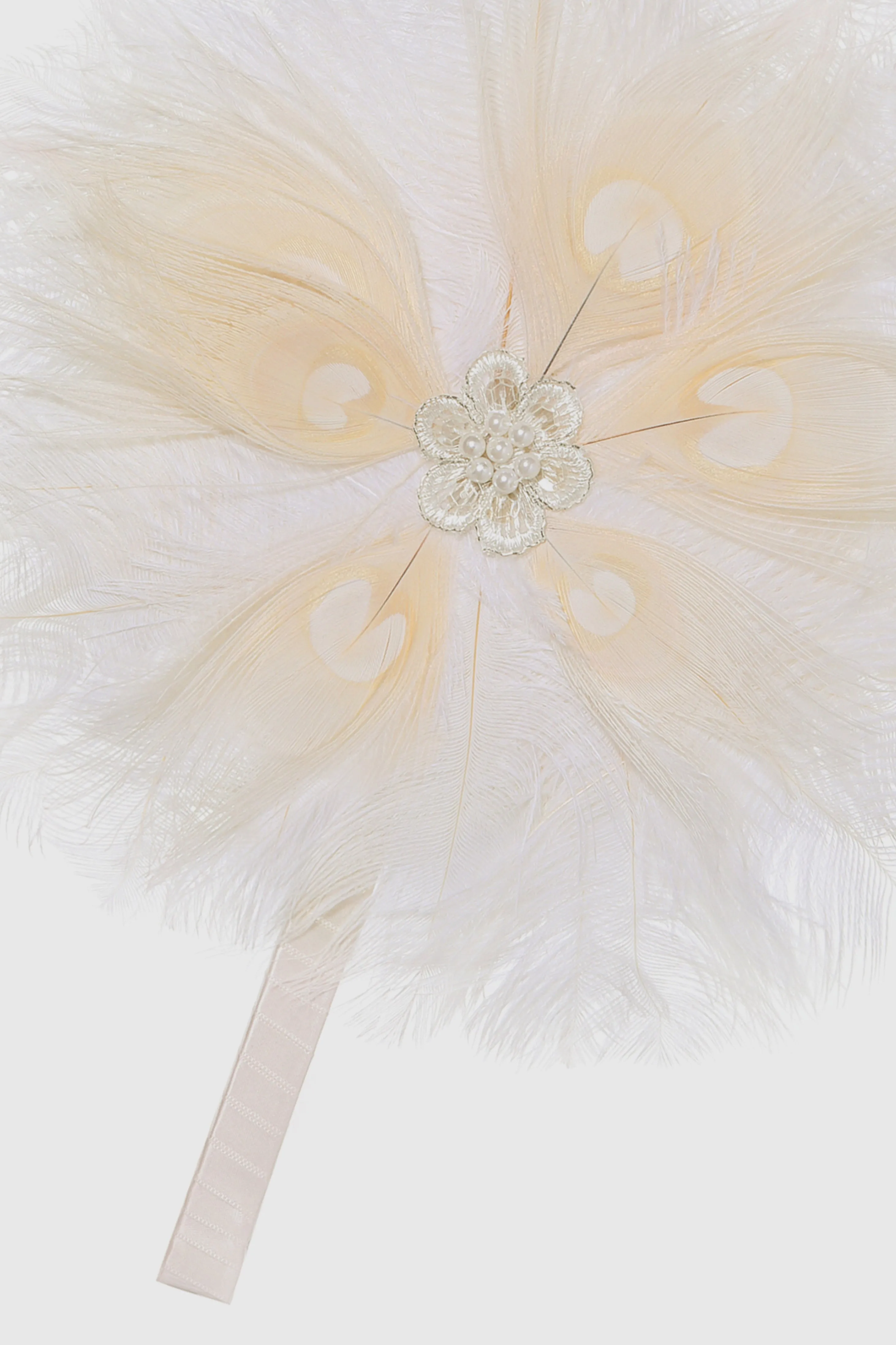 1920s Vintage Feather Bouquet Fan