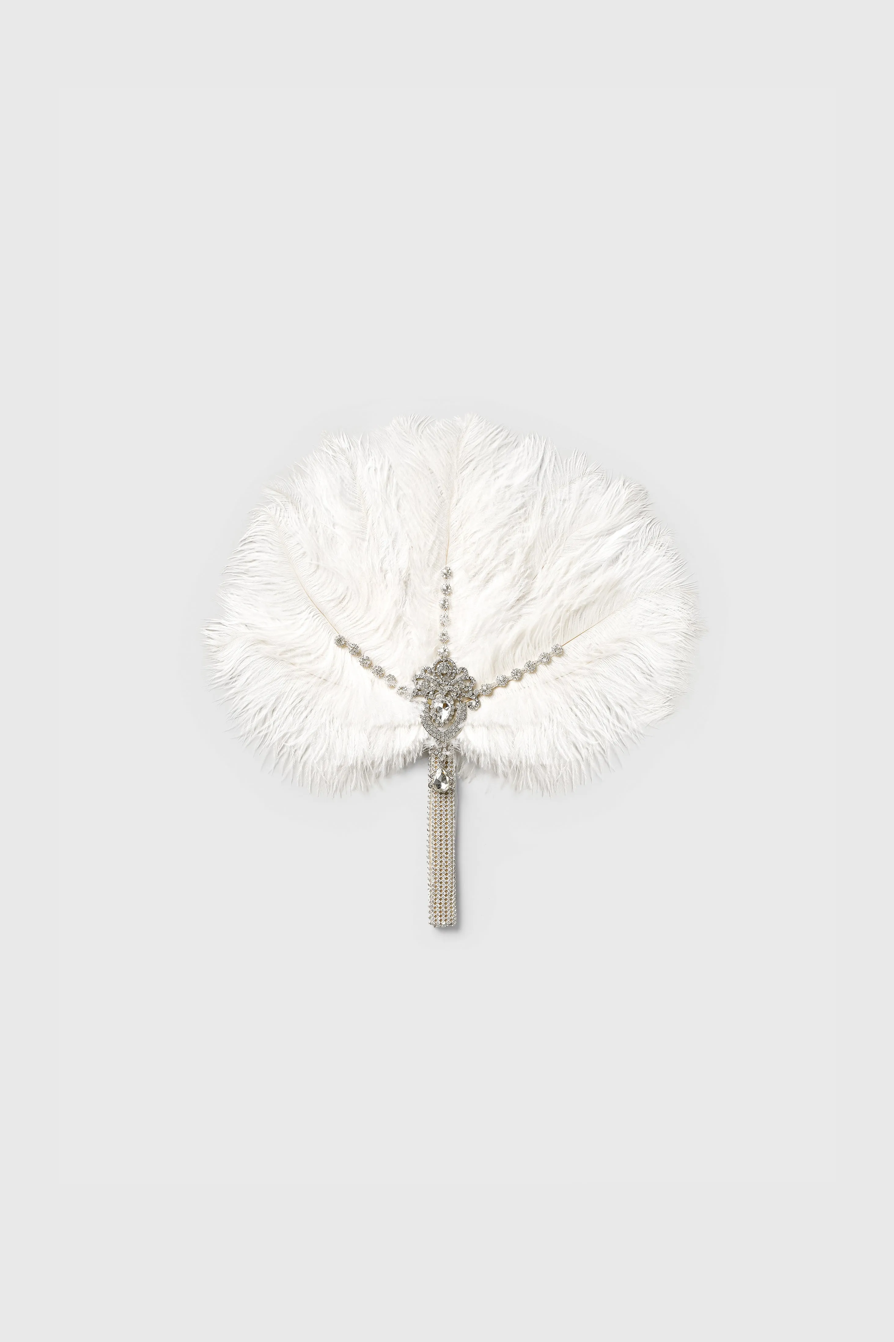 1920s Vintage Feather Bouquet Fan