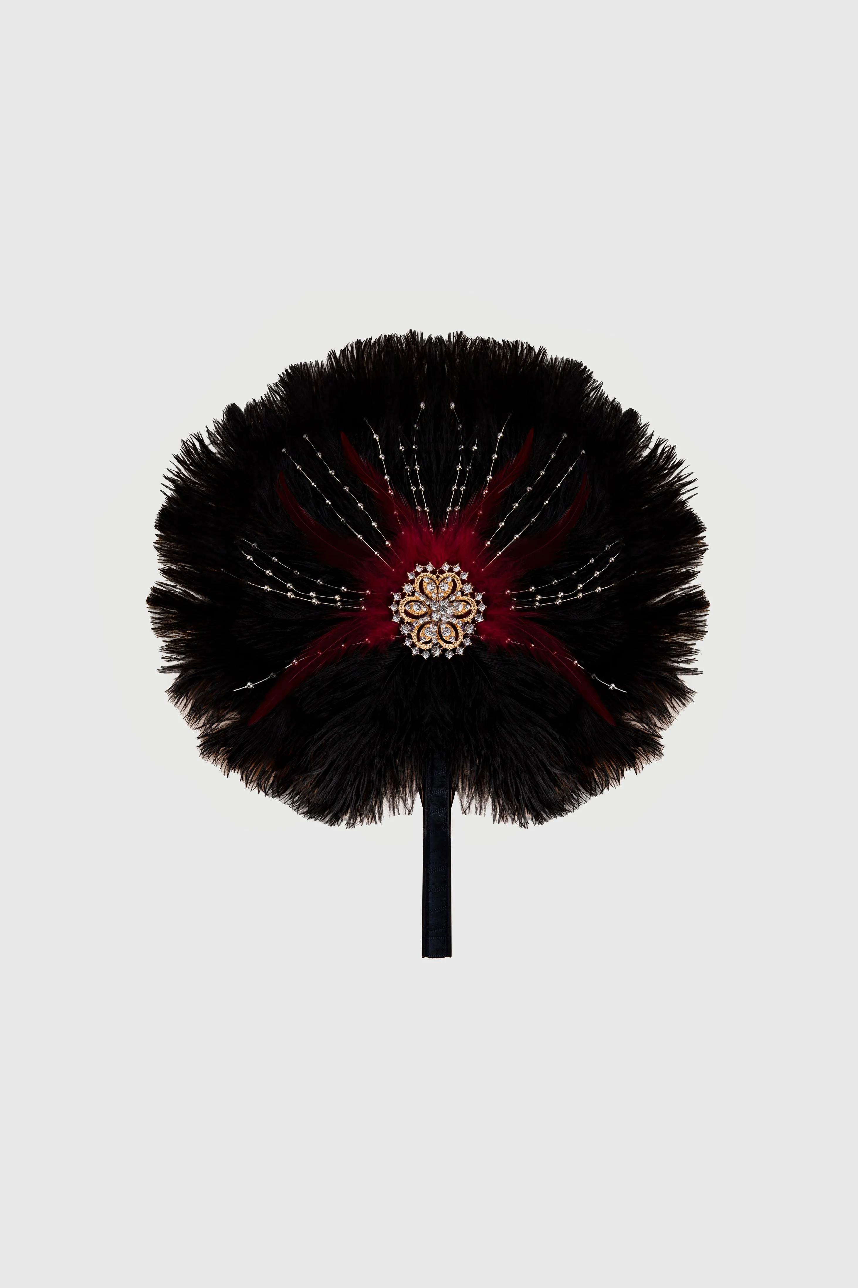 1920s Vintage Feather Bouquet Fan