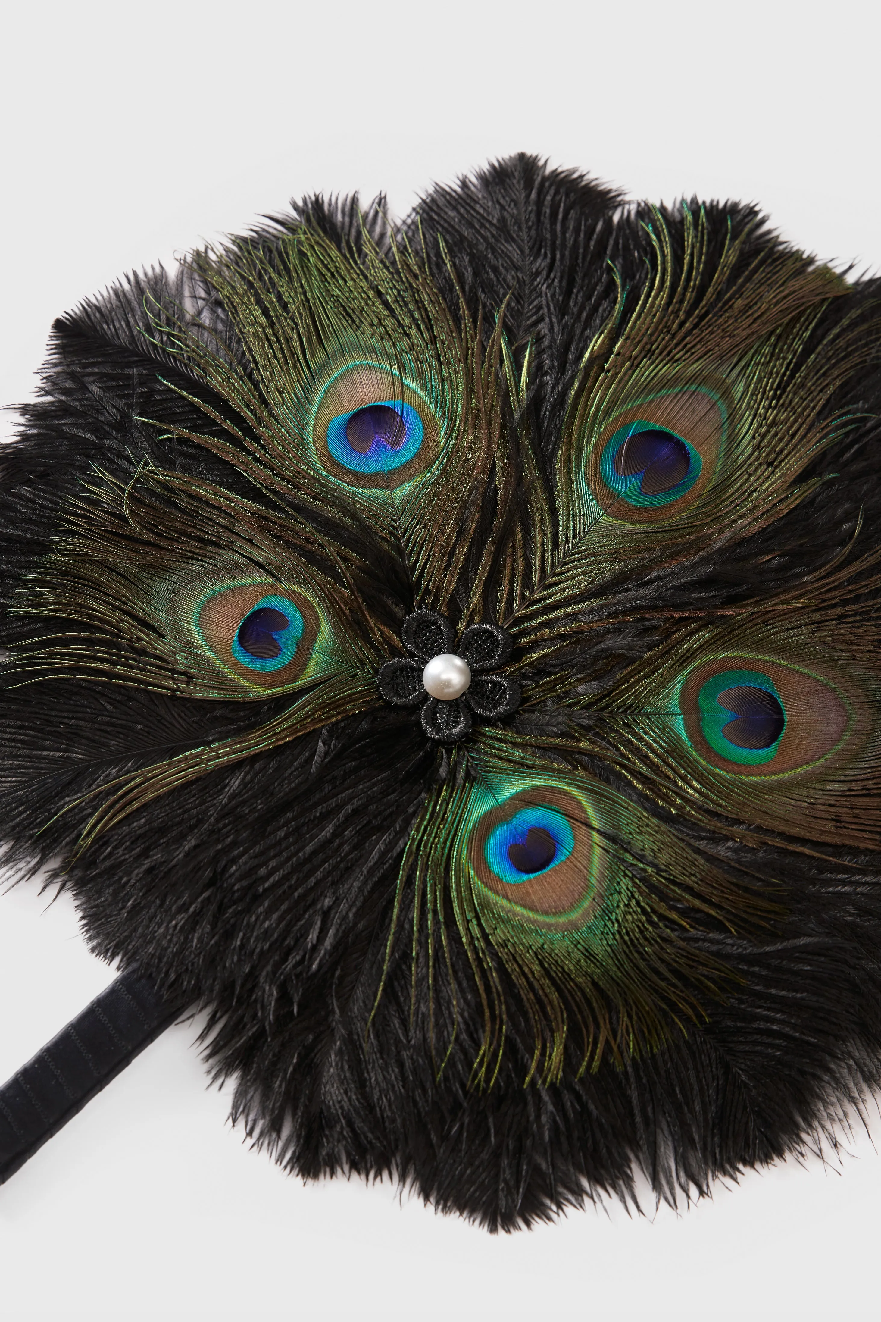 1920s Vintage Feather Bouquet Fan