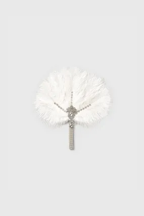 1920s Vintage Feather Bouquet Fan