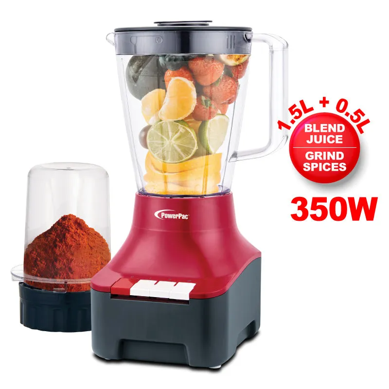 2 IN 1 Blender For Grinding 0.5L & Blending 1.5L (PPBL900)