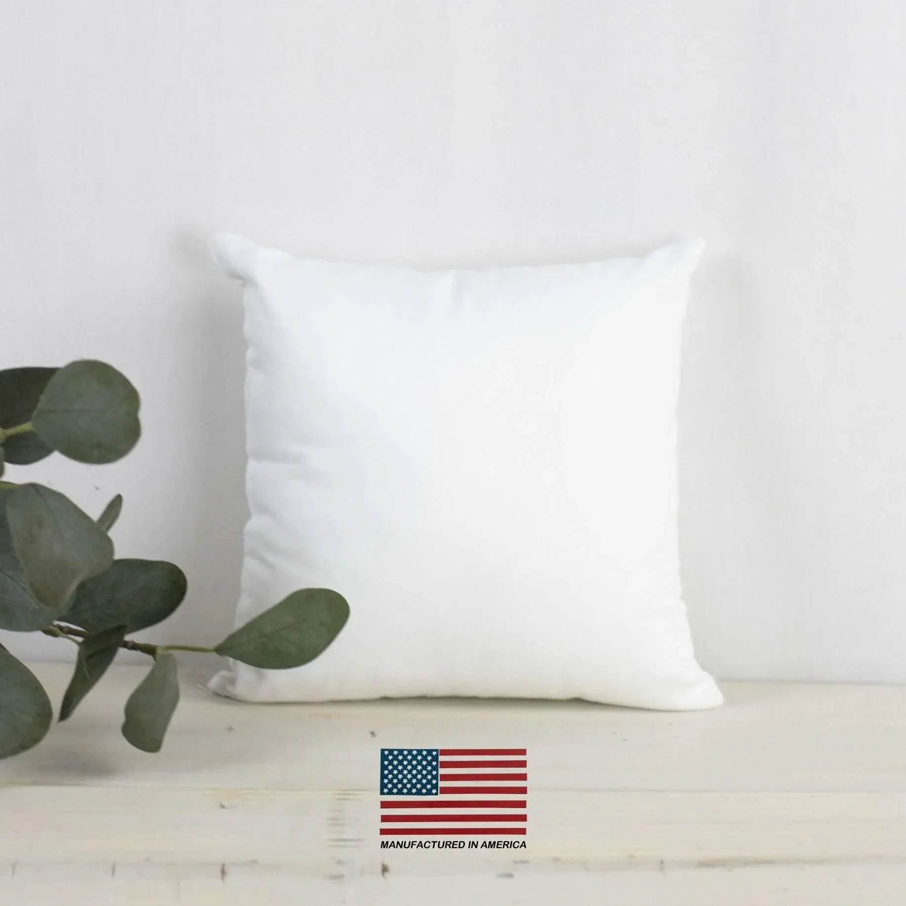 22x22 | Indoor Outdoor Hypoallergenic Polyester Pillow Insert | Quality Insert | Pillow Inners | Throw Pillow Insert | Square Pillow Inserts