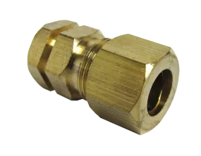 3/16" NPT x 3/8" O.D Tube Adapter Straight Fitting