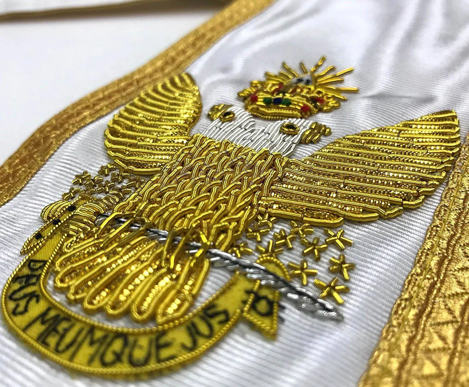 33rd Degree Scottish Rite Regalia Set - WINGS UP All Countries Flags Hand Embroidered