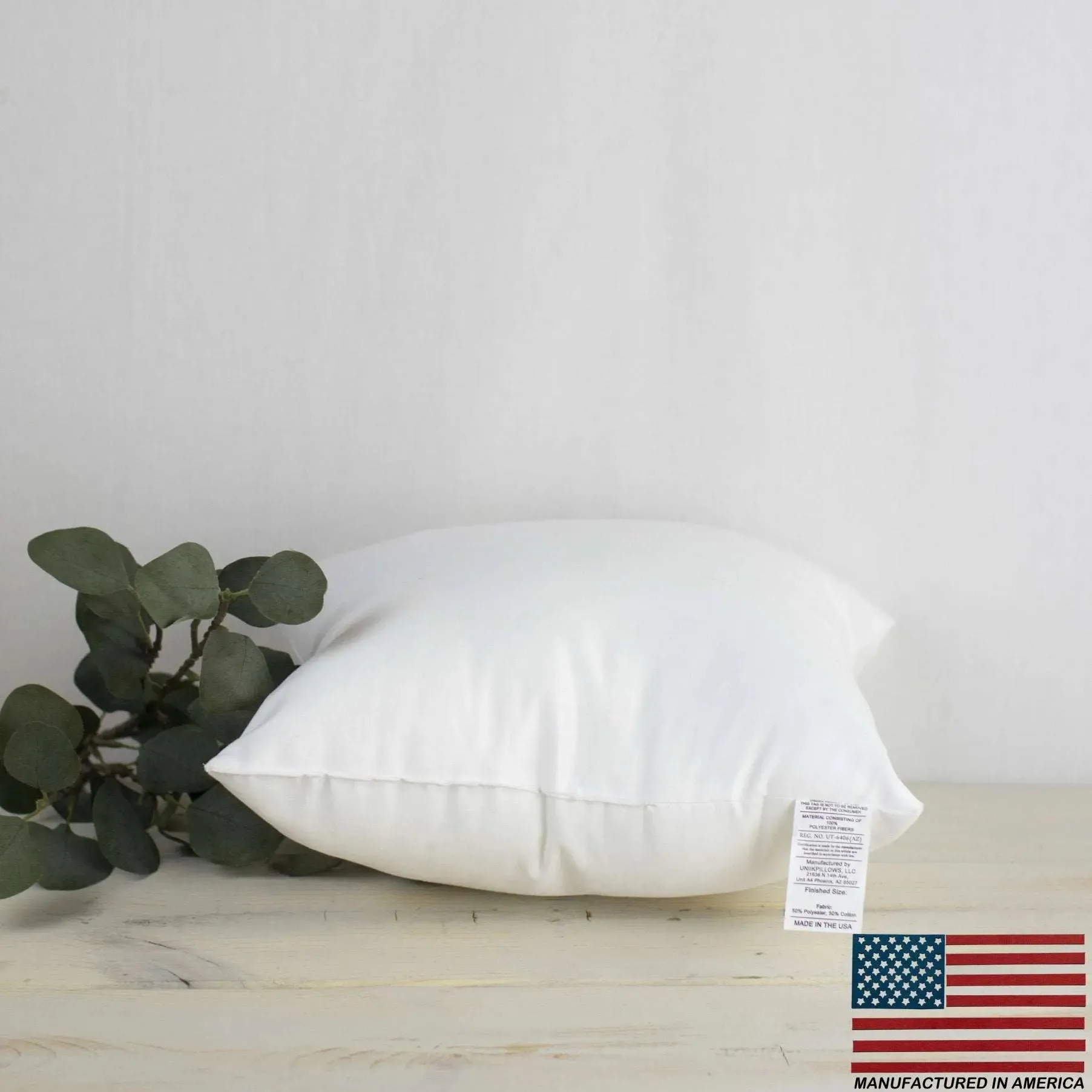 36x36 | Square Angel Hair Insert | Indoor Outdoor Down Alternative Hypoallergenic Pillow Insert | Quality Insert | Premium Insert