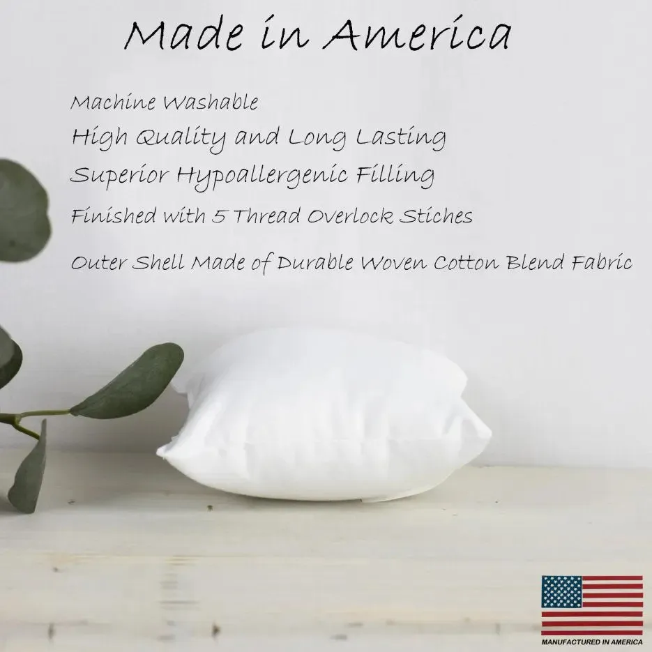 36x36 | Square Angel Hair Insert | Indoor Outdoor Down Alternative Hypoallergenic Pillow Insert | Quality Insert | Premium Insert