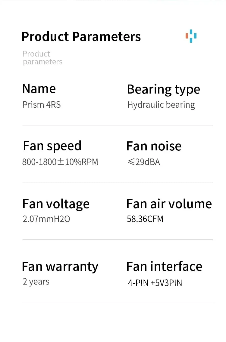 4RS ARGB CPU Fan 120mm