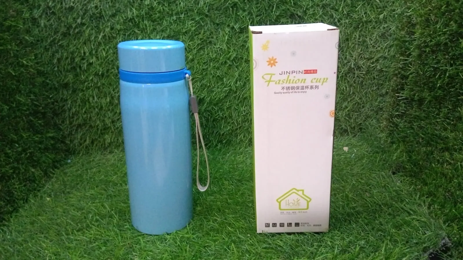 6975 500ml Vacuum Bottle, Double Wall Vacuum Mug, Stainless Steel water Bottle, Tea Cup for School, Office and Outdoors