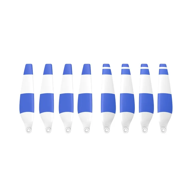 8 PCS 6030F Double Sided Colorful Low Noise Wing Propellers For DJI Mini 3 Pro, Color: White Blue