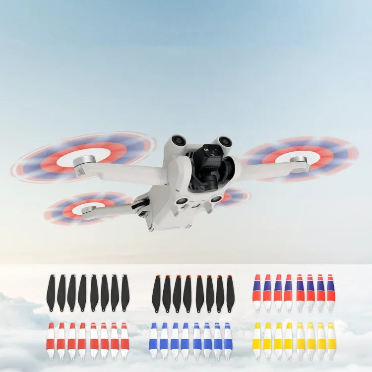 8 PCS 6030F Double Sided Colorful Low Noise Wing Propellers For DJI Mini 3 Pro, Color: White Red