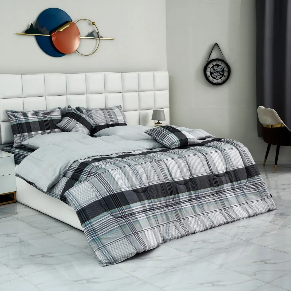 8 PCs Winter Comforter Set-Melvern