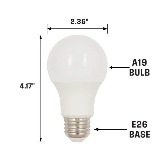 9 Watt (60 Watt Equivalent) A19 LED Light Bulb