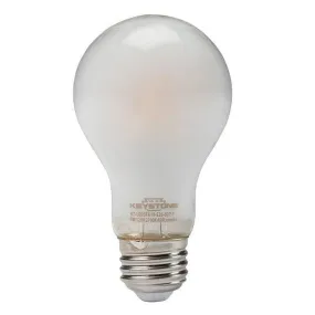 A19 Filament Bulb, 40W Equivalent, E26 Medium Base, 3000K, 90CRI, Frosted