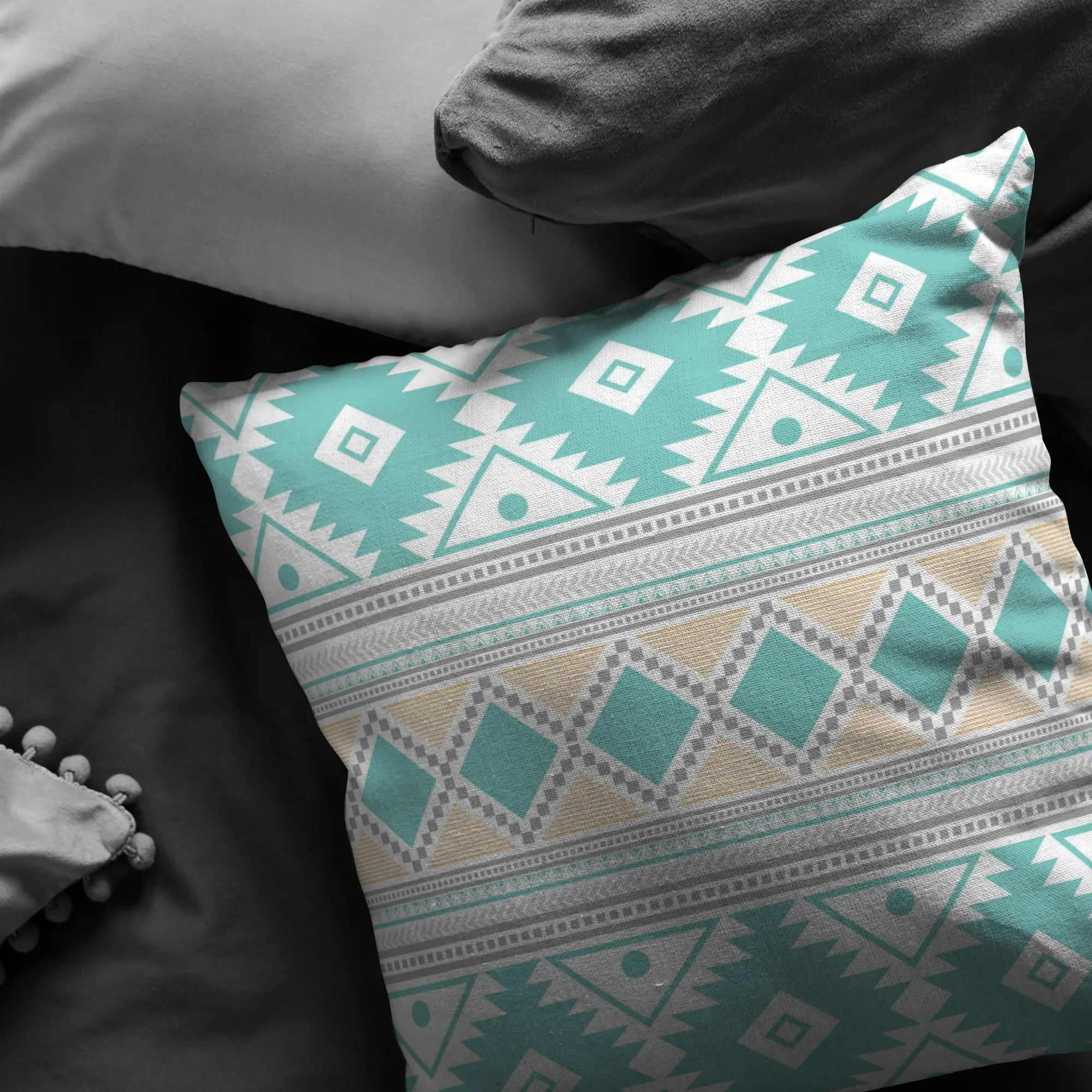 Accent Pillow, Southwestern Bedding, Pillow