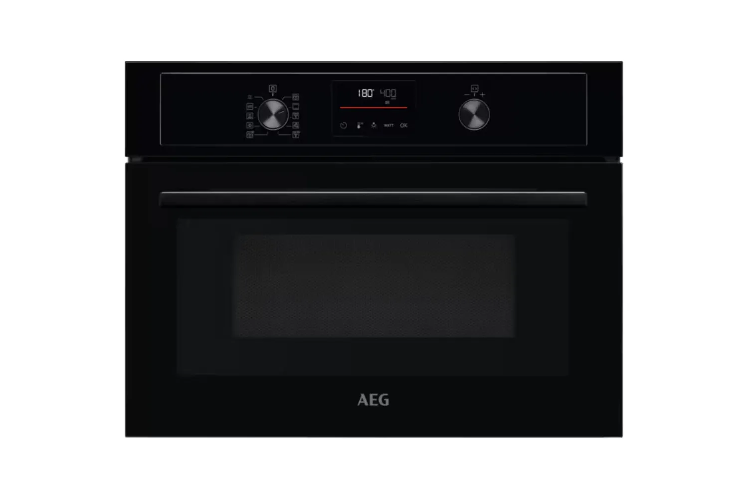 AEG 3000 Series Built-in CombiQuick Microwave Oven | KMX365060B | Black