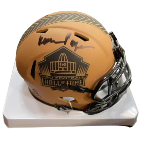 Alan Page Autographed Hall Of Fame Salute To Service Mini Helmet