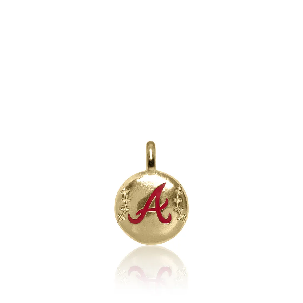 Alex Woo MLB Atlanta Braves Baseball Disc Charm