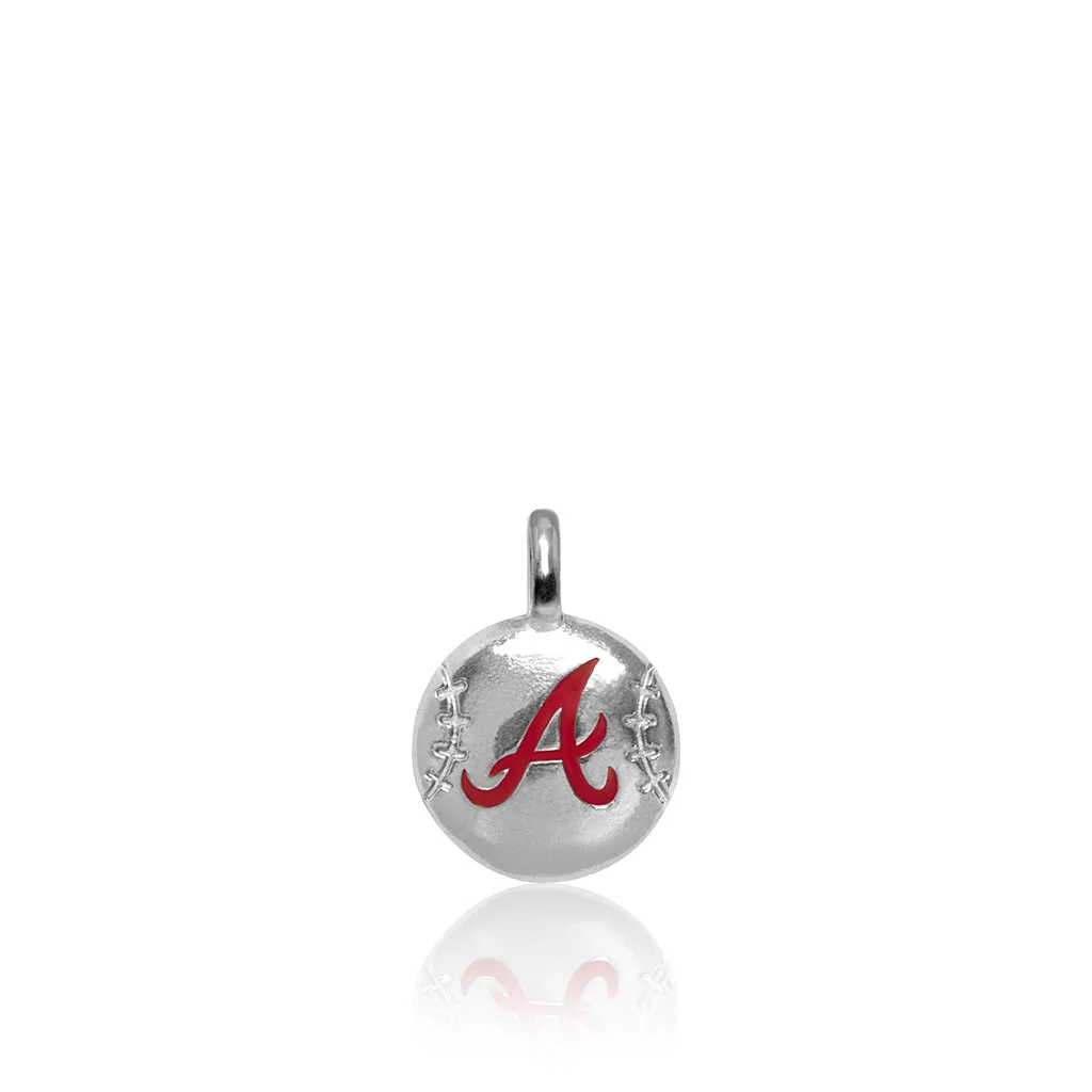 Alex Woo MLB Atlanta Braves Baseball Disc Charm