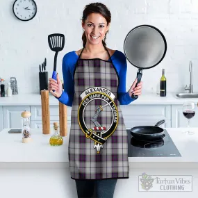 Alexander of Menstry Dress Tartan Apron with Family Crest