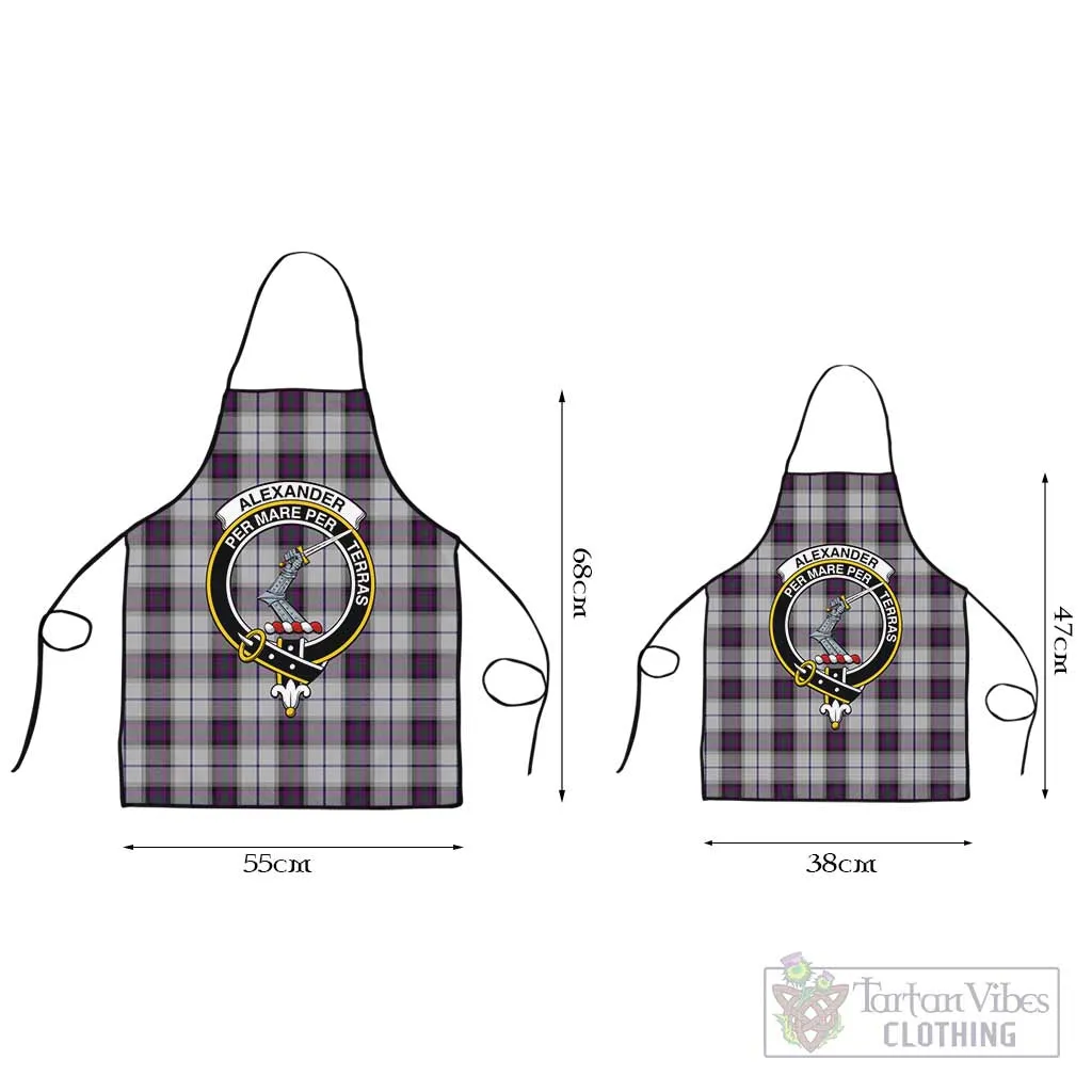 Alexander of Menstry Dress Tartan Apron with Family Crest