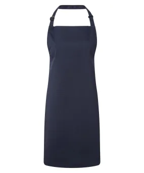 Antimicrobial bib apron | Navy