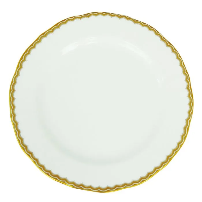 Antique Gold Salad - Dessert Plate