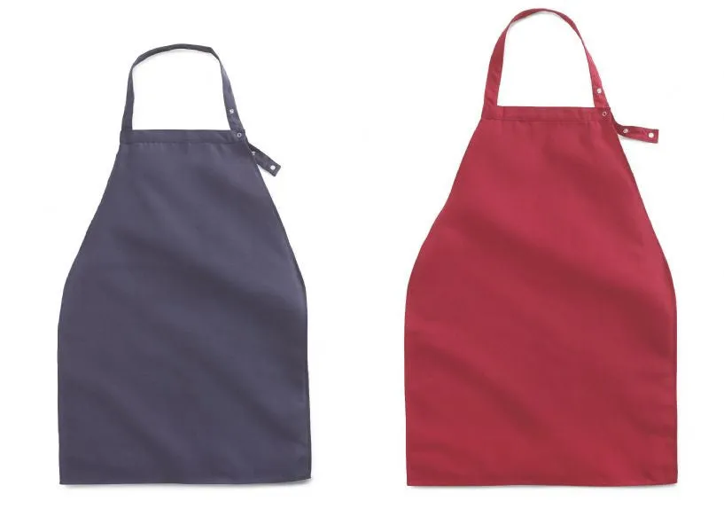 Apron Style Dignity Napkin Bib with Adjustable Snap Closure- 2 Dozen