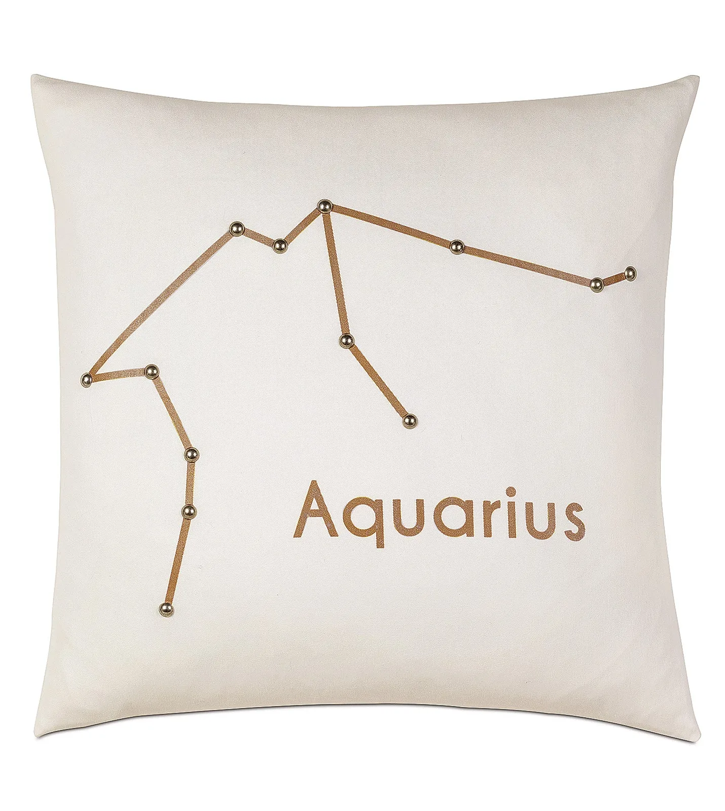 Aquarius Constellation Throw Pillow Cover 20x20