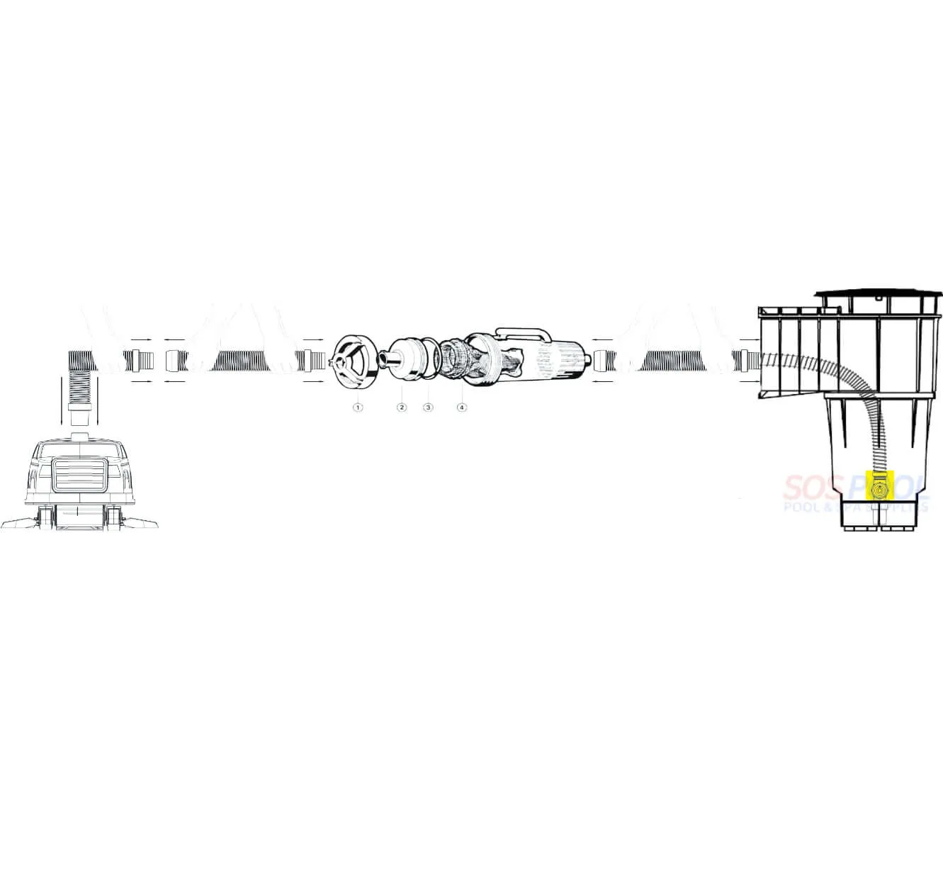 Aquastar Regulator Valve For Suction Pool Cleaner | HWN161