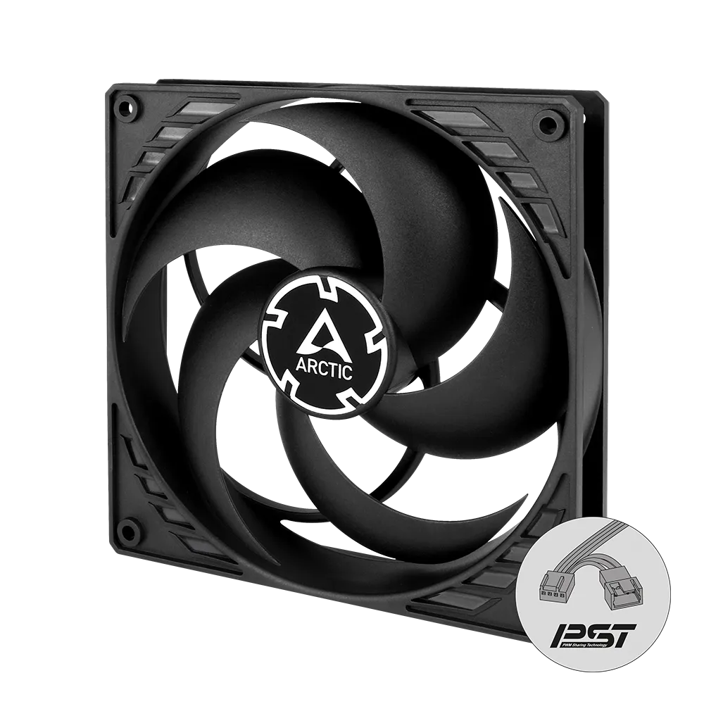 ARCTIC P14 PWM PST 14cm Case Fan Black 黑色