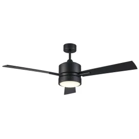 Arden 52" Ceiling Fan in Black