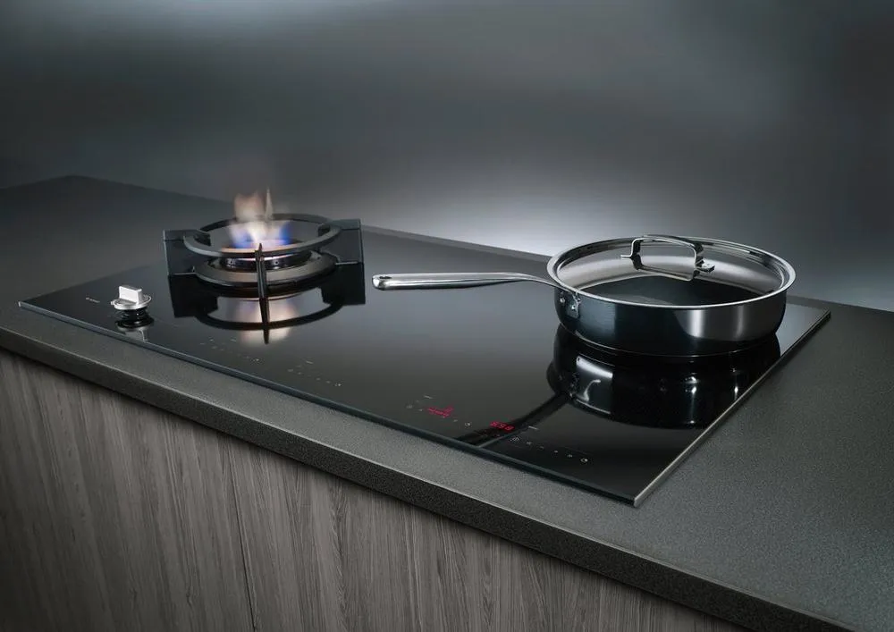 ASKO HIG1995AB 93cm Induction Hob - Black Glass