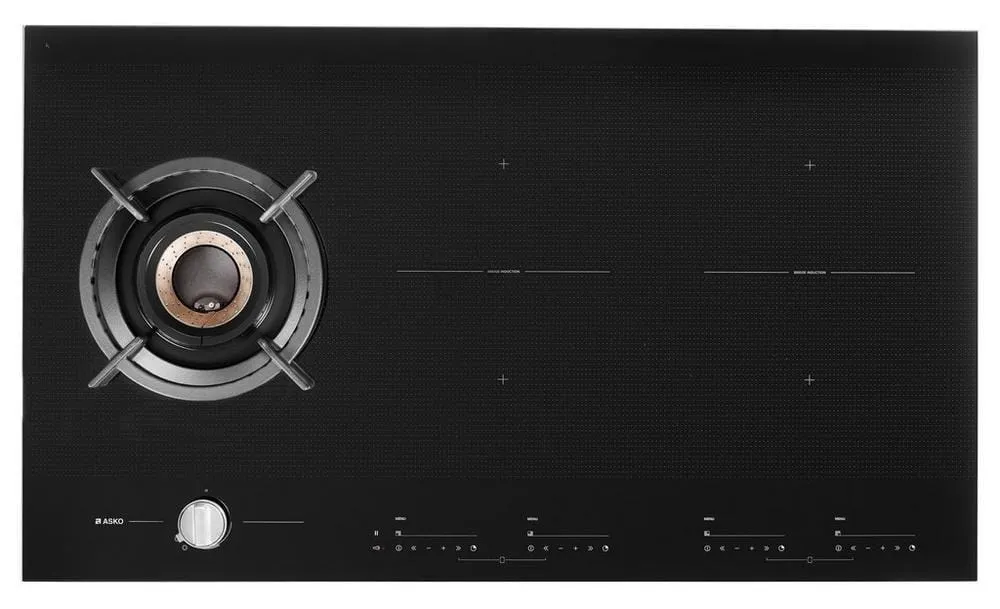 ASKO HIG1995AB 93cm Induction Hob - Black Glass