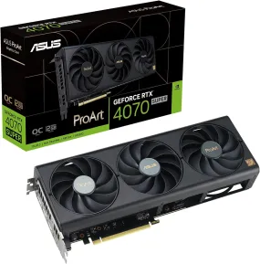 ASUS Graphic Card Pro Art RTX 4070 Super 12GB OC Edition 3x