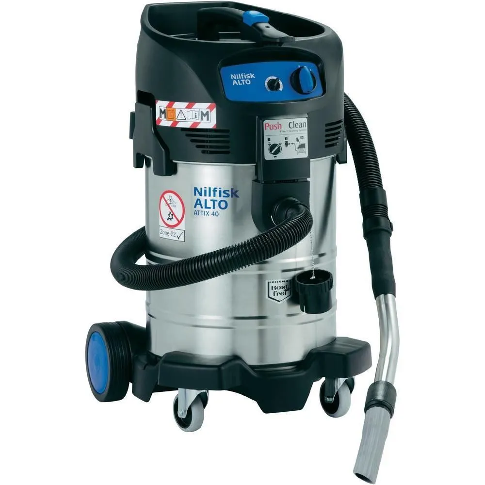 ATTIX 40-0M PC Atex Zone22 Vacuum cleaner Type22 - Nilfisk 107400410