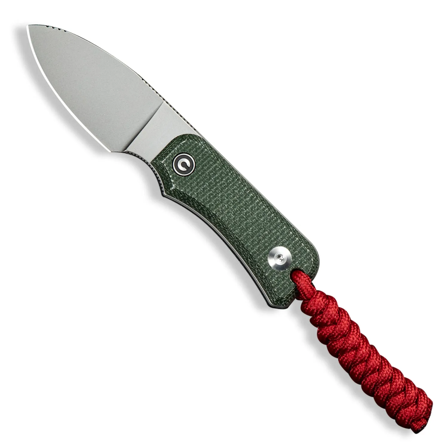 Baby Banter Fixed Blade Knife - Green Micarta - Nitro-V