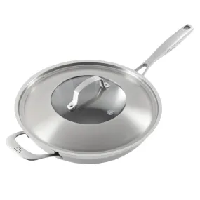 Baccarat iD3 Stainless Steel Wok with Lid 32cm