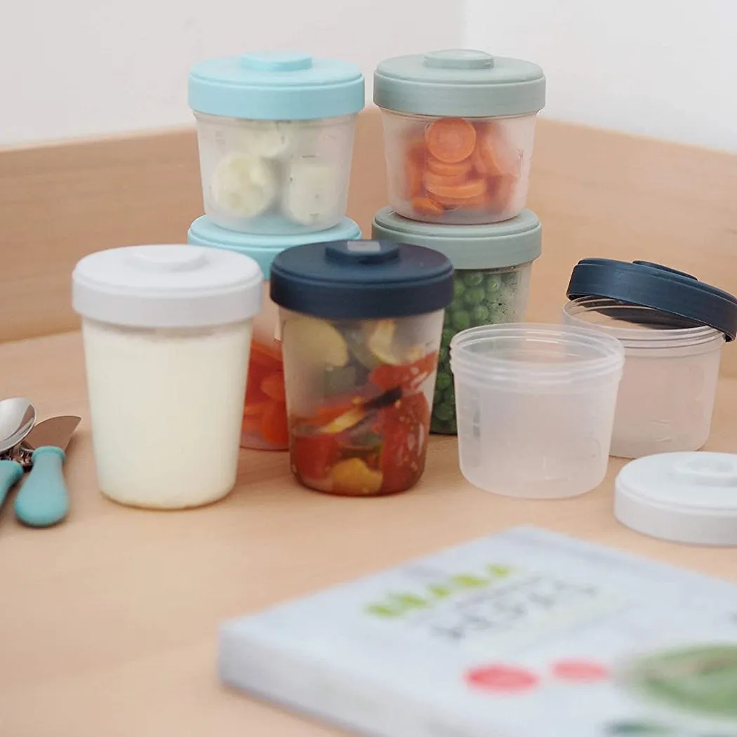 BEABA Toddler Food Storage Starter Pack - 8 Clip Containers