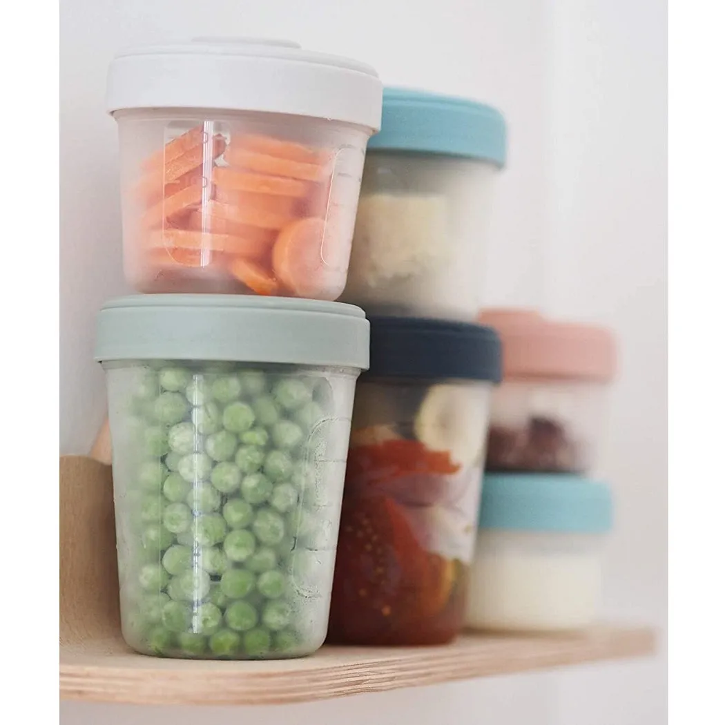 BEABA Toddler Food Storage Starter Pack - 8 Clip Containers