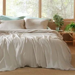 Bedsure 100% Muslin Duvet Cover Set