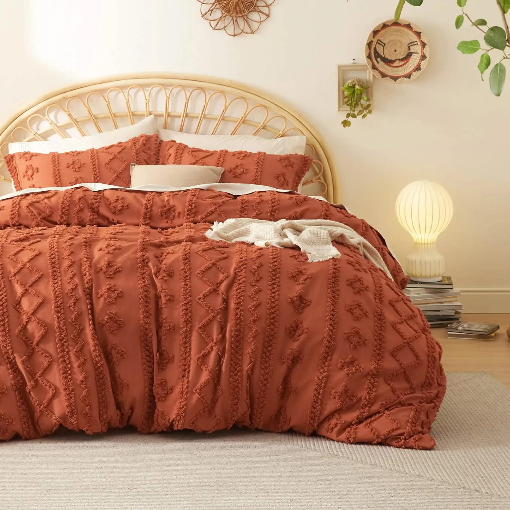 Bedsure Boho Duvet Cover Set