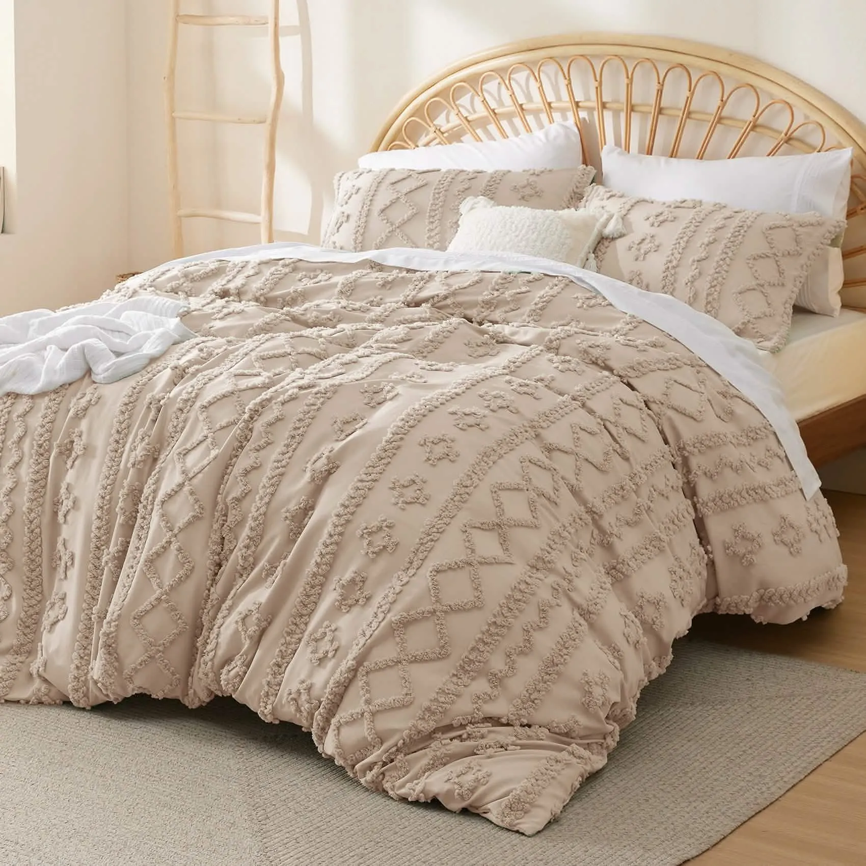 Bedsure Boho Duvet Cover Set