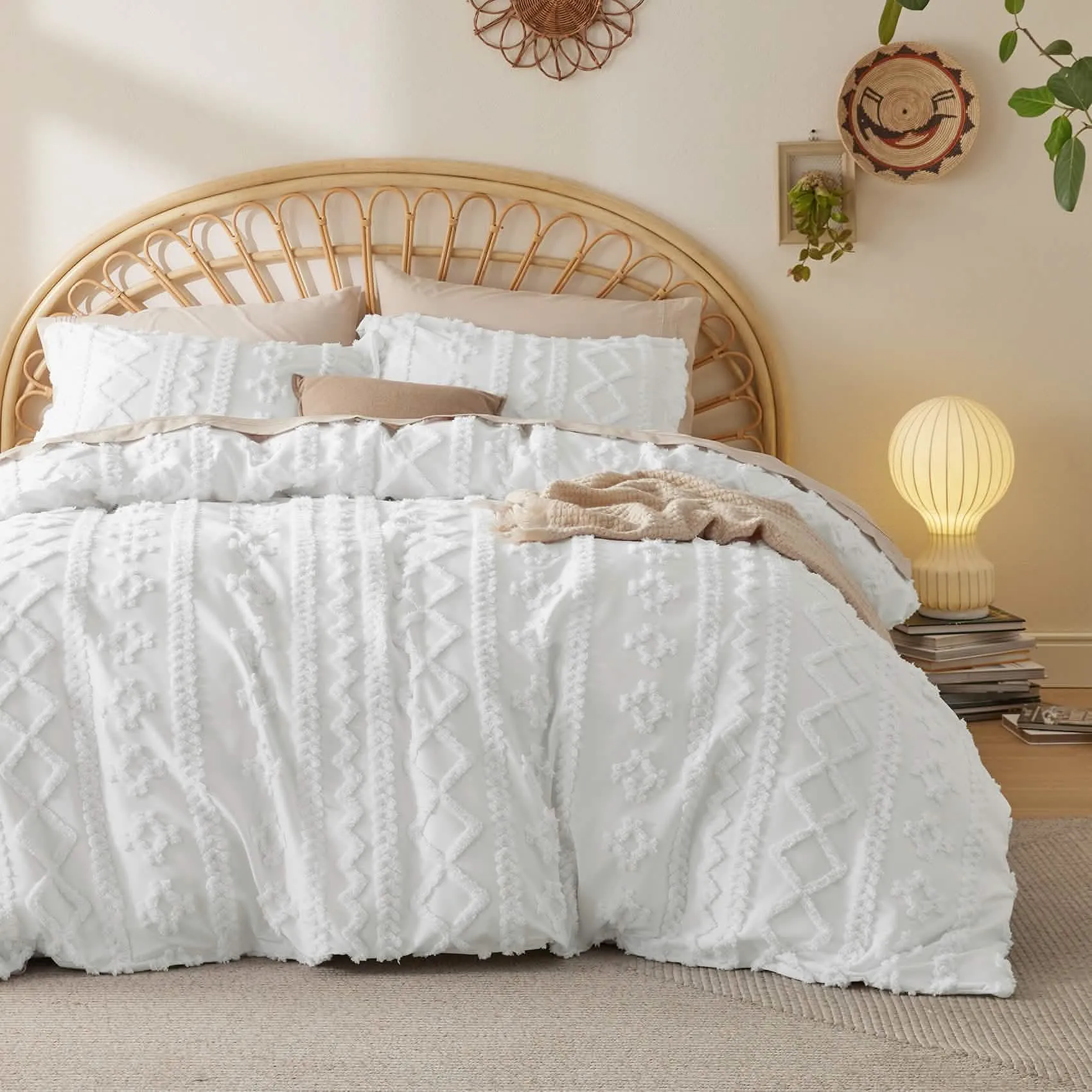 Bedsure Boho Duvet Cover Set