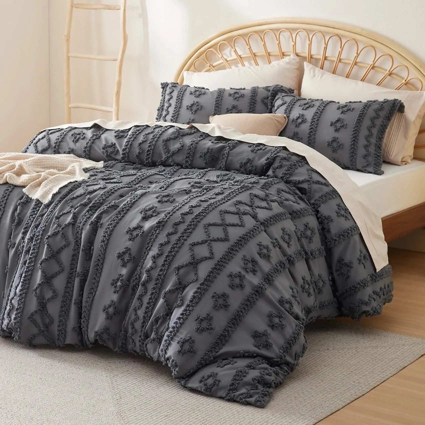 Bedsure Boho Duvet Cover Set